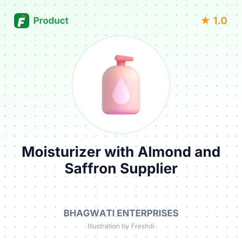 Moisturizer with Almond and Saffron – summary card, no photo uploaded yet