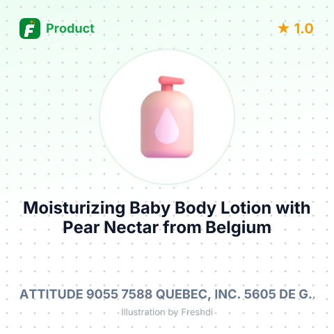 Moisturizing Baby Body Lotion with Pear Nectar – summary card, no photo uploaded yet