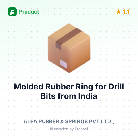 Molded Rubber Ring for Drill Bits – summary card, no photo uploaded yet