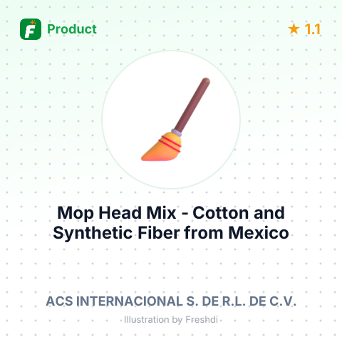 Mop Head Mix - Cotton and Synthetic Fiber – summary card, no photo uploaded yet