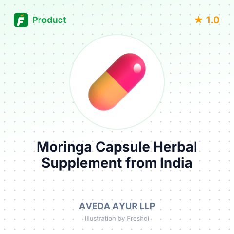 Moringa Capsule Herbal Supplement – summary card, no photo uploaded yet
