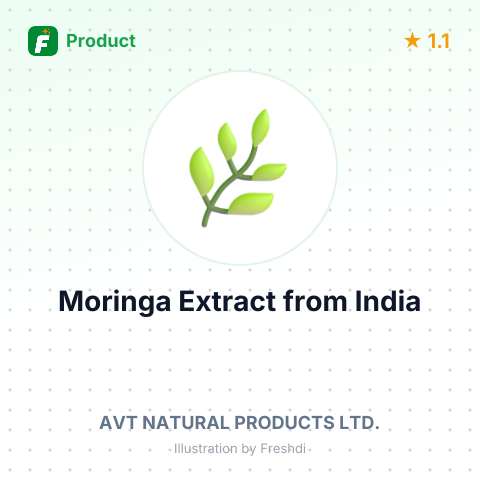 Moringa Extract – summary card, no photo uploaded yet