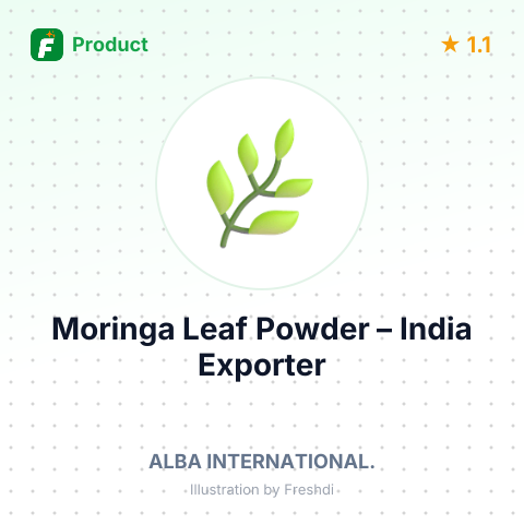 Moringa Leaf Powder – summary card, no photo uploaded yet