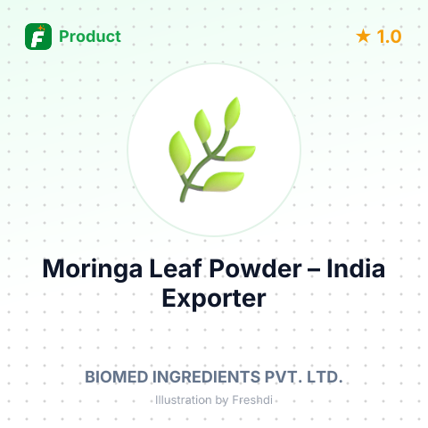 Moringa Leaf Powder – summary card, no photo uploaded yet