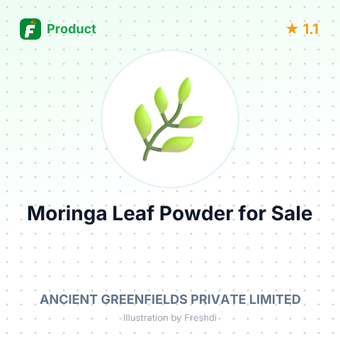 Moringa Leaf Powder – summary card, no photo uploaded yet