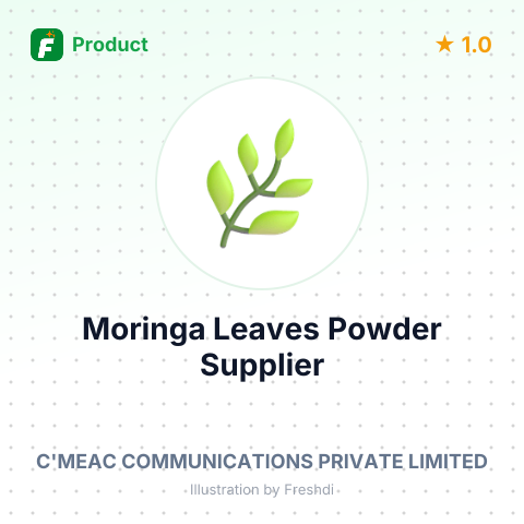 Moringa Leaves Powder – summary card, no photo uploaded yet