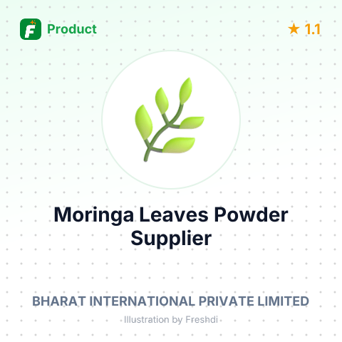 Moringa Leaves Powder – summary card, no photo uploaded yet