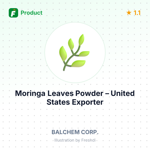 Moringa Leaves Powder – summary card, no photo uploaded yet