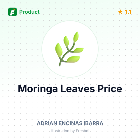 Moringa Leaves – summary card, no photo uploaded yet