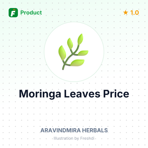 Moringa Leaves – summary card, no photo uploaded yet