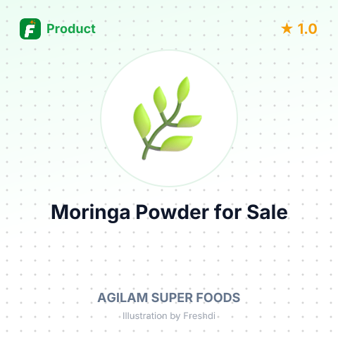 Moringa Powder – summary card, no photo uploaded yet