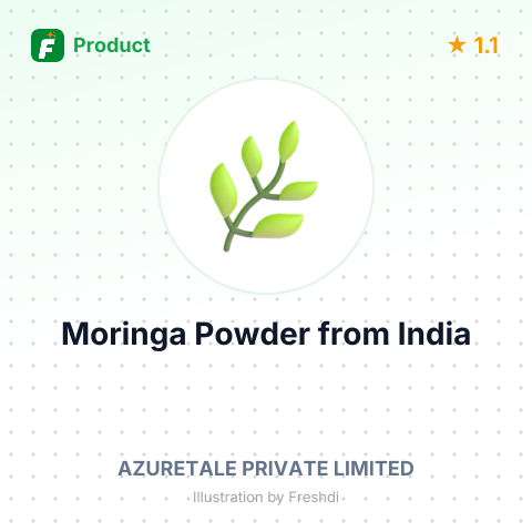 Moringa Powder – summary card, no photo uploaded yet