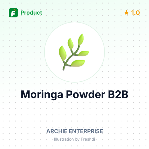 Moringa Powder – product summary card, no photo uploaded yet