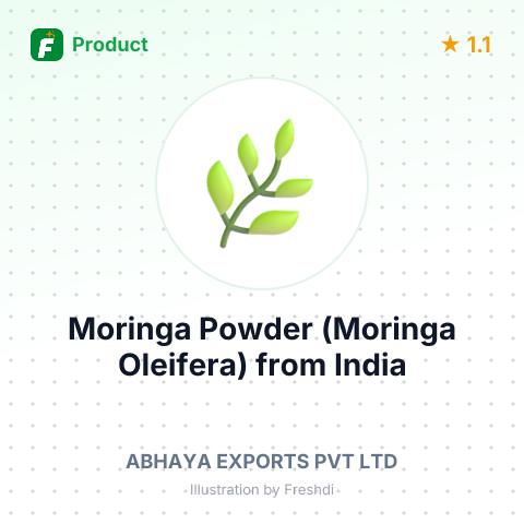 Moringa Powder (Moringa Oleifera) – summary card, no photo uploaded yet