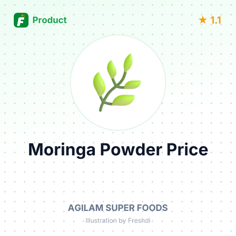 Moringa Powder – summary card, no photo uploaded yet