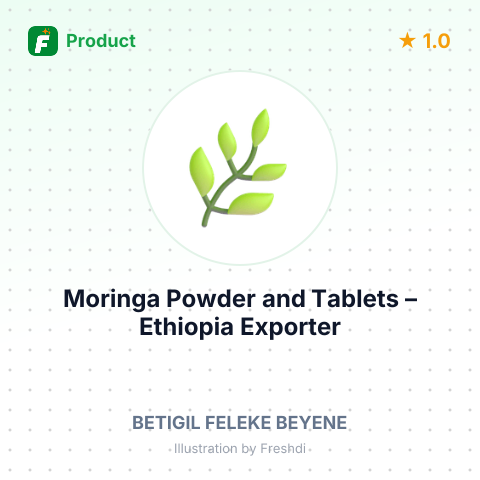 Moringa Powder and Tablets – summary card, no photo uploaded yet