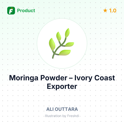 Moringa Powder – summary card, no photo uploaded yet