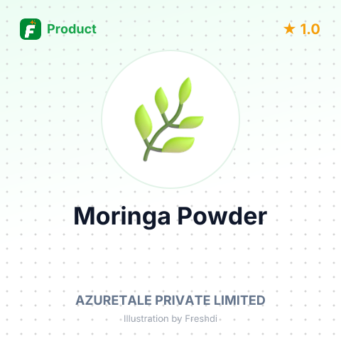 Moringa Powder – summary card, no photo uploaded yet