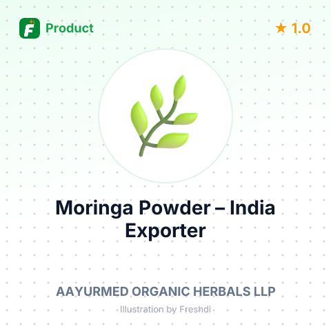 Moringa Powder – summary card, no photo uploaded yet