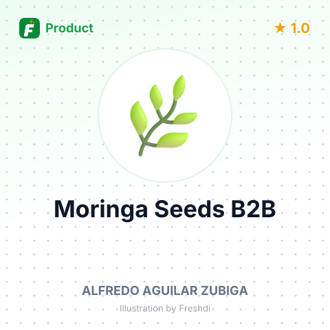Moringa Seeds – summary card, no photo uploaded yet
