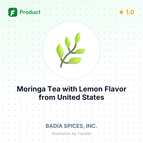 Moringa Tea with Lemon Flavor – summary card, no photo uploaded yet