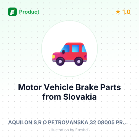 Motor Vehicle Brake Parts – summary card, no photo uploaded yet