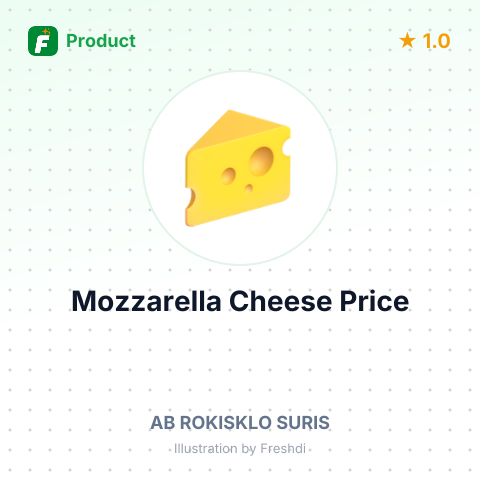 Mozzarella Cheese Block 45% Fat – summary card, no photo uploaded yet