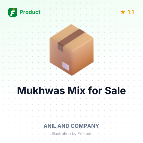 Mukhwas Mix – summary card, no photo uploaded yet