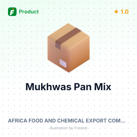 Mukhwas Pan Mix – summary card, no photo uploaded yet