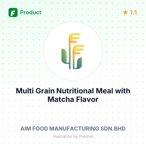 Multi Grain Nutritional Meal with Matcha Flavor – product summary card, no photo uploaded yet