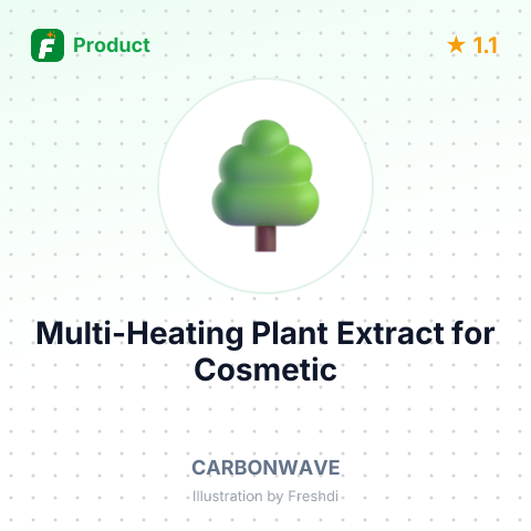 Multi-Heating Plant Extract for Cosmetic Production – summary card, no photo uploaded yet