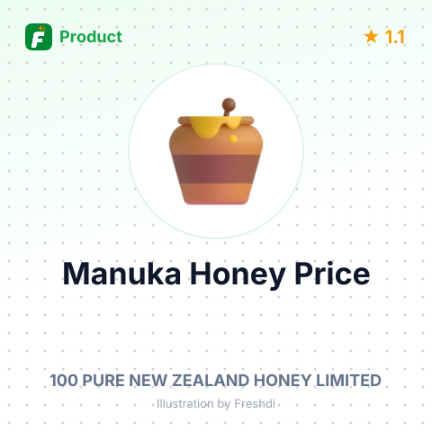 Multifloral Manuka Honey – summary card, no photo uploaded yet