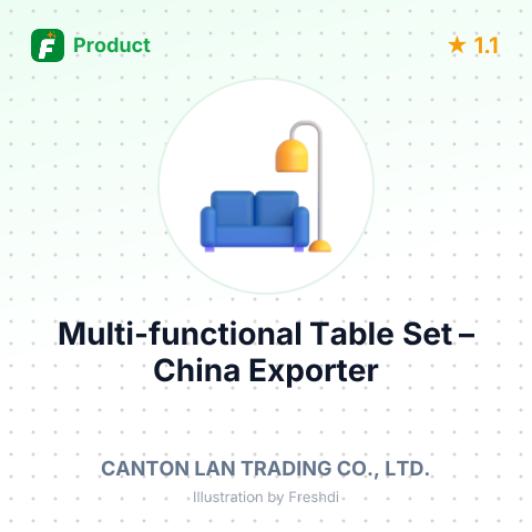 Multi-functional Table Set – summary card, no photo uploaded yet