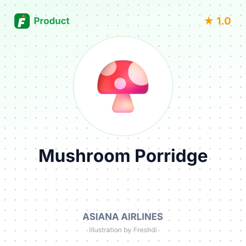 Mushroom Porridge – summary card, no photo uploaded yet