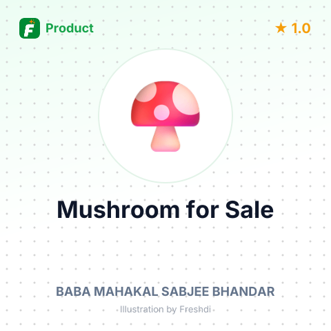 Mushroom – summary card, no photo uploaded yet