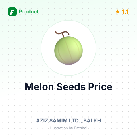 Musk Melon Seeds for Human Consumption – summary card, no photo uploaded yet