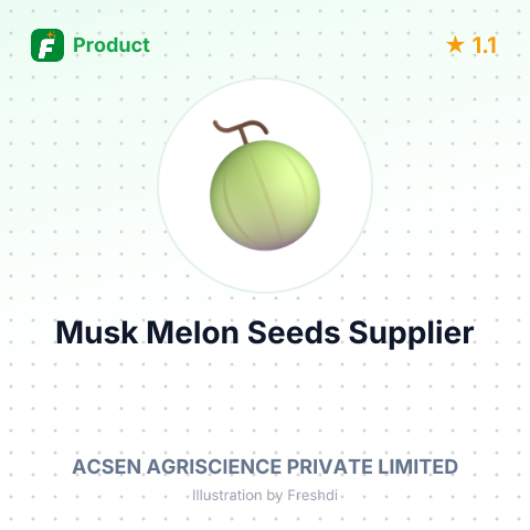Musk Melon Seeds – summary card, no photo uploaded yet