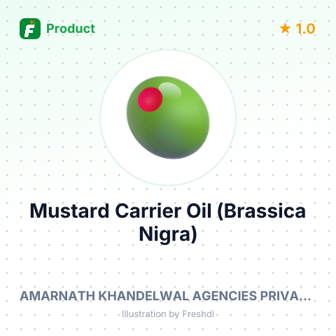 Mustard Carrier Oil (Brassica Nigra) – summary card, no photo uploaded yet