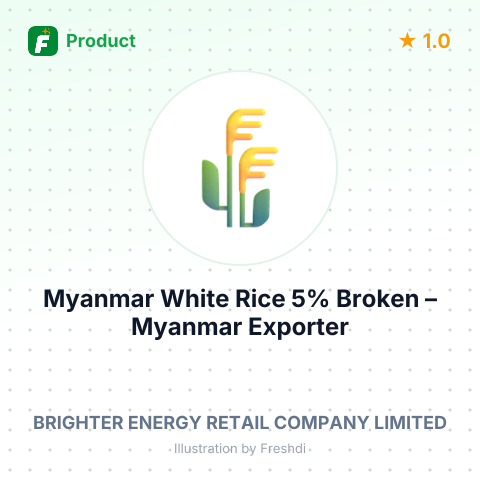 Myanmar White Rice 5% Broken – summary card, no photo uploaded yet
