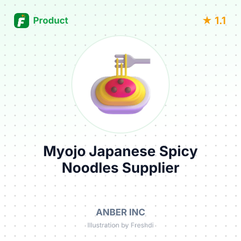 Myojo Japanese Spicy Noodles – summary card, no photo uploaded yet
