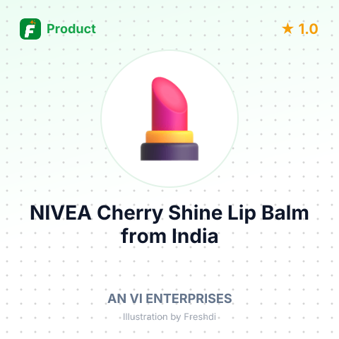 NIVEA Cherry Shine Lip Balm – summary card, no photo uploaded yet