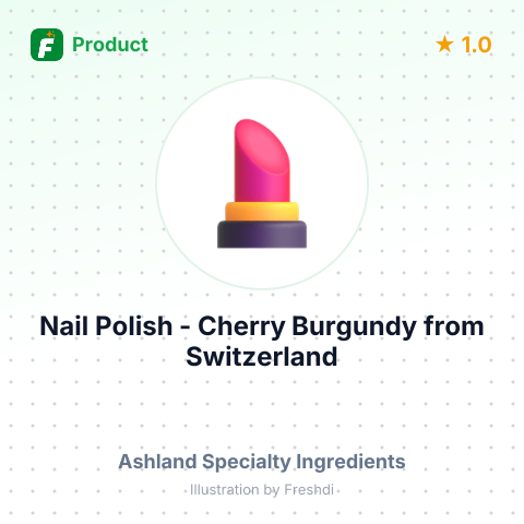 Nail Polish - Cherry Burgundy – summary card, no photo uploaded yet
