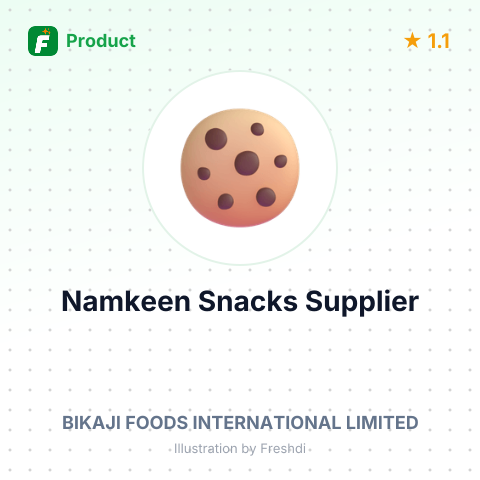 Namkeen Snacks – summary card, no photo uploaded yet