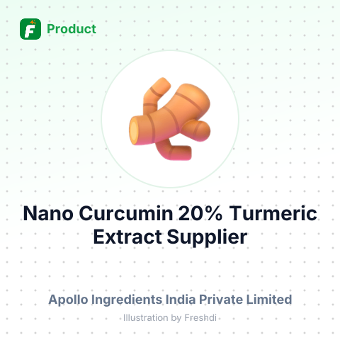 Nano Curcumin 20% Turmeric Extract – summary card, no photo uploaded yet