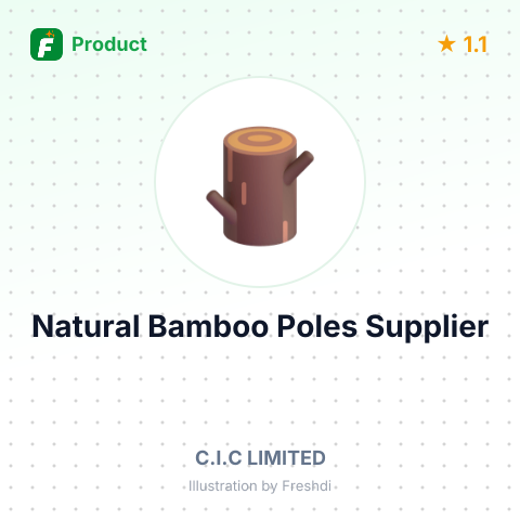 Natural Bamboo Poles – summary card, no photo uploaded yet