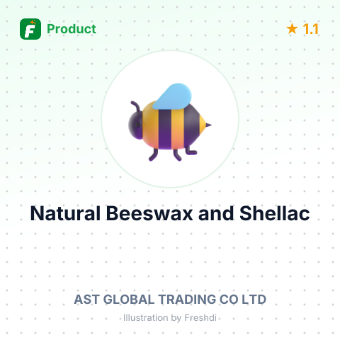Natural Beeswax and Shellac – summary card, no photo uploaded yet