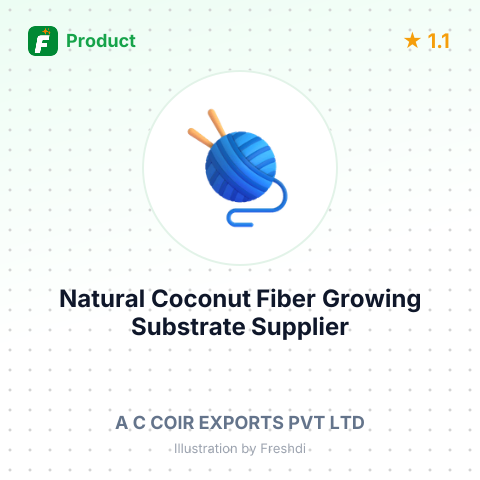 Natural Coconut Fiber Growing Substrate – summary card, no photo uploaded yet