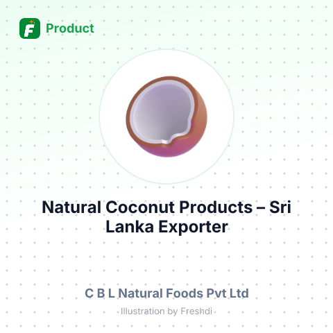 Natural Coconut Products – summary card, no photo uploaded yet