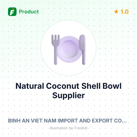 Natural Coconut Shell Bowl – summary card, no photo uploaded yet