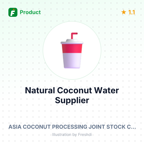 Natural Coconut Water – summary card, no photo uploaded yet